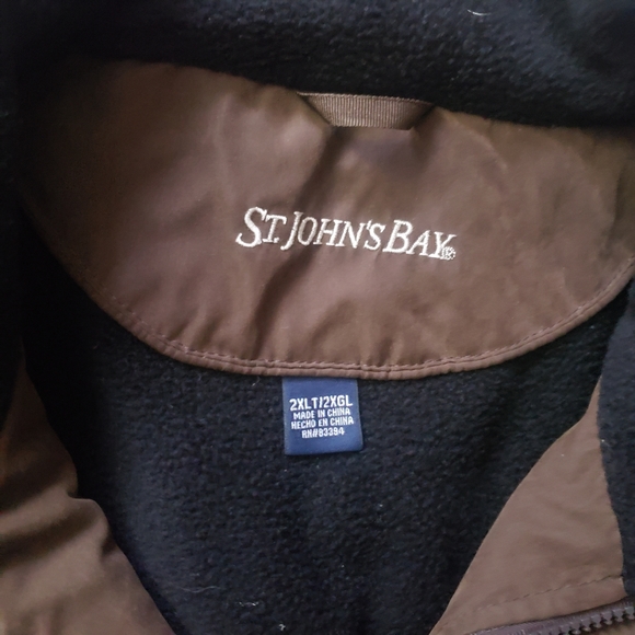 St. John's Bay Brown Jacket 2XLT - Picture 2 of 6
